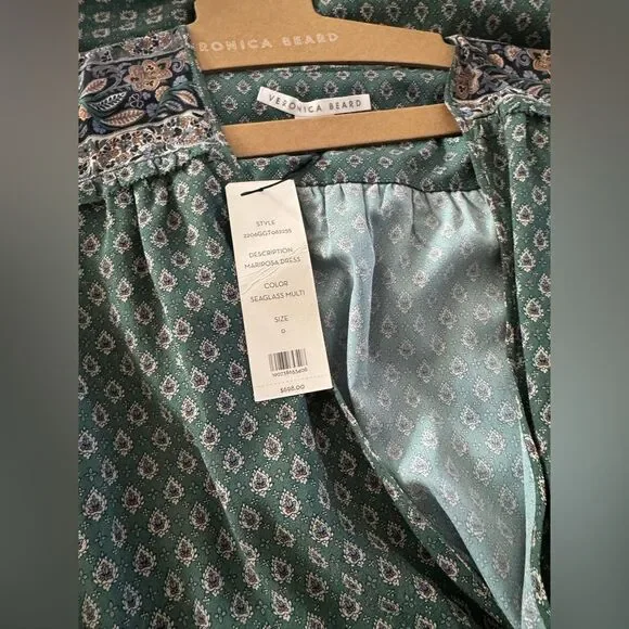 Veronica Beard Women's Mariposa Printed Dress Size 0 New with Tag - Picture 6 of 6